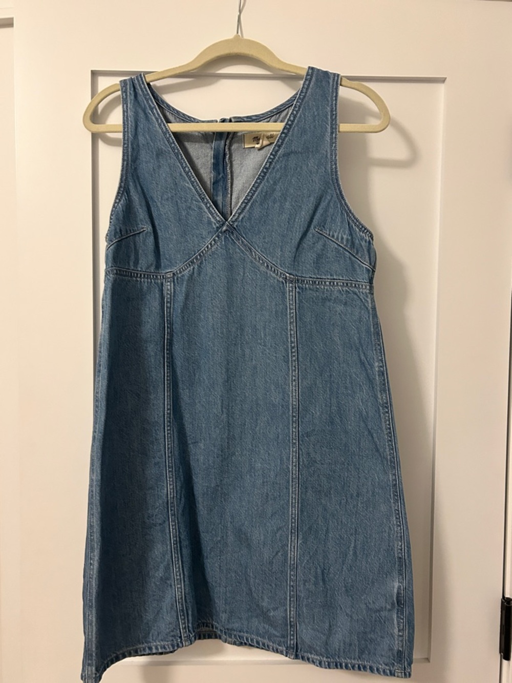 Madewell Blue Striped Denim Shirt